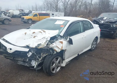 2011 Toyota Corolla S из США, поврежденный, VIN 2T1BU4EE1BC651168